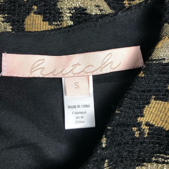 Hutch for Anthropologie Leopard Metallic Top size small - Picture 5 of 8